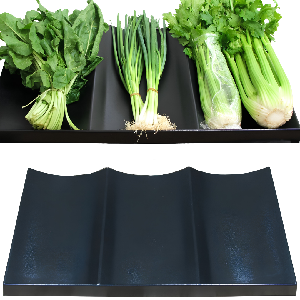 Stepped Display for Bin Tops