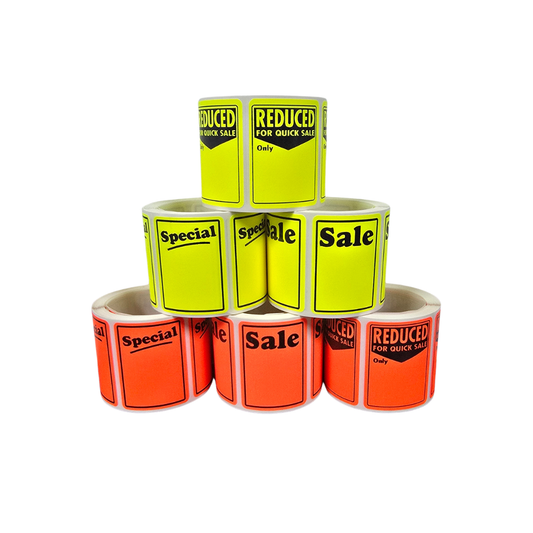 Adhesive Fluro Labels