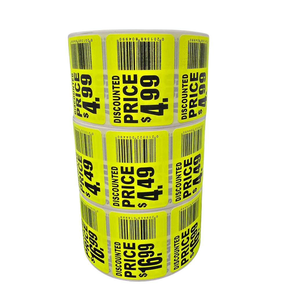 Adhesive Fluro Labels