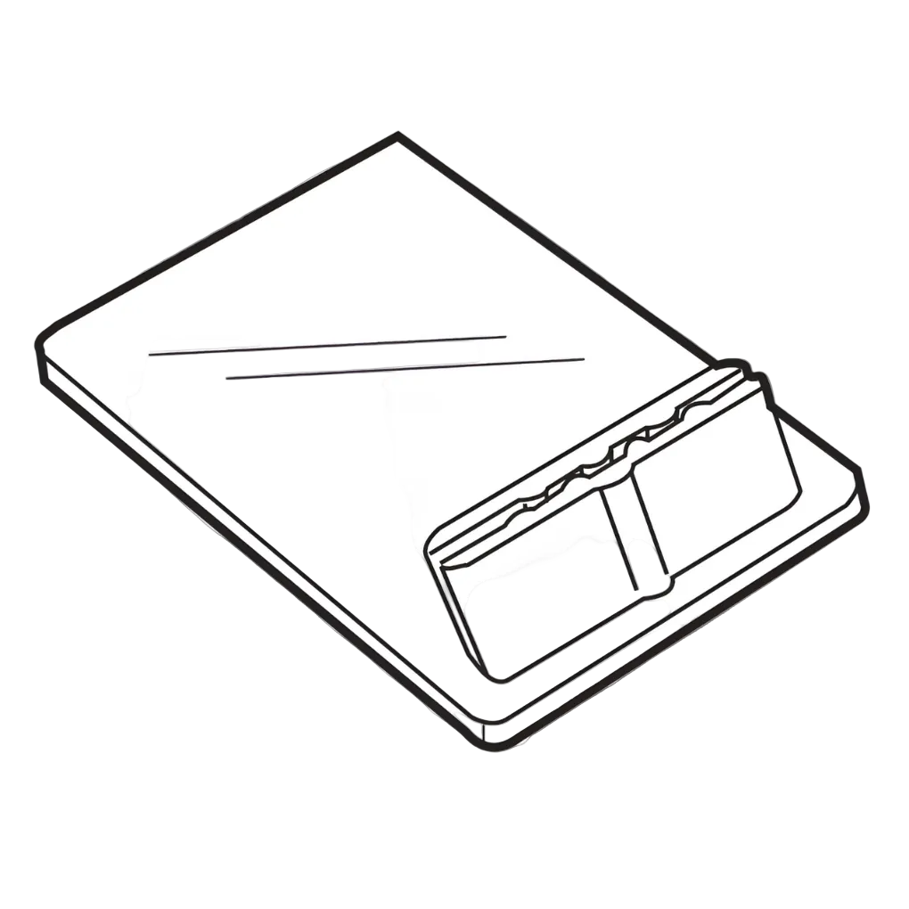 Angled Card Holder
