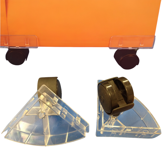 Cardboard Dump Bin Castors