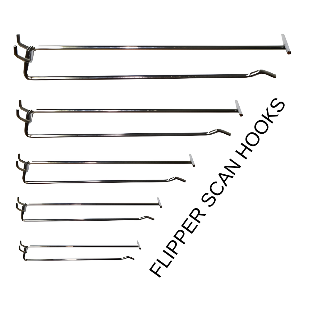 Double Prong Flipper Mesh & Scan Hooks