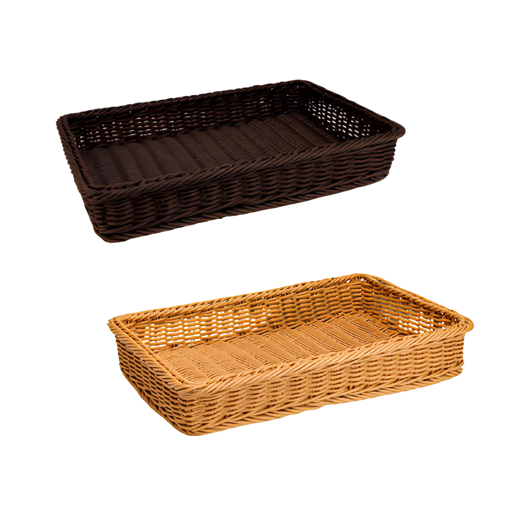 Rectangular Polywicker Baskets