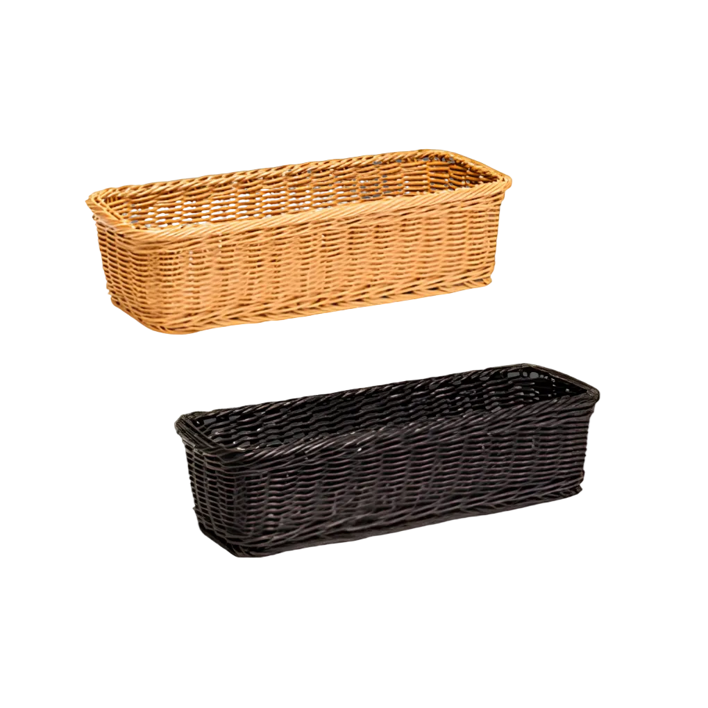 Rectangular Polywicker Baskets