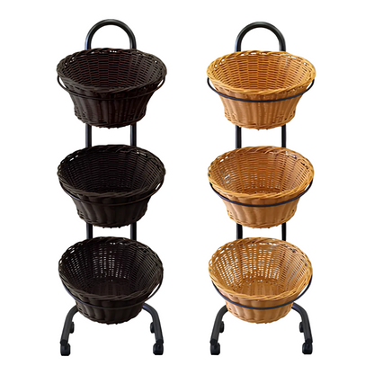 Round Polywicker Baskets