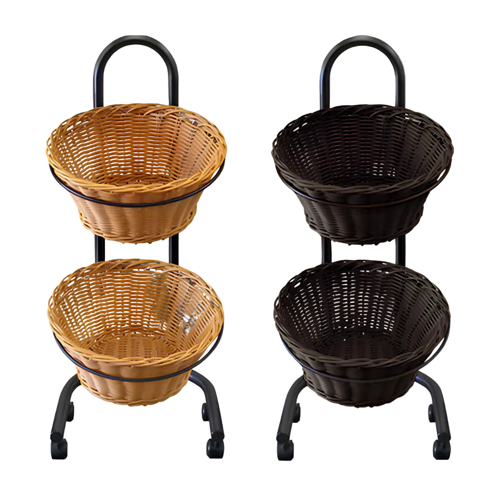 Round Polywicker Baskets