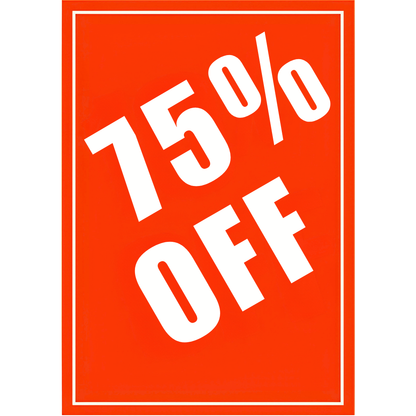 Sale Showcards (Percentages)