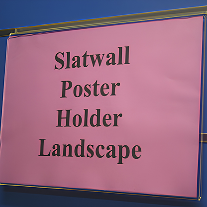 Slatwall Sign Holders