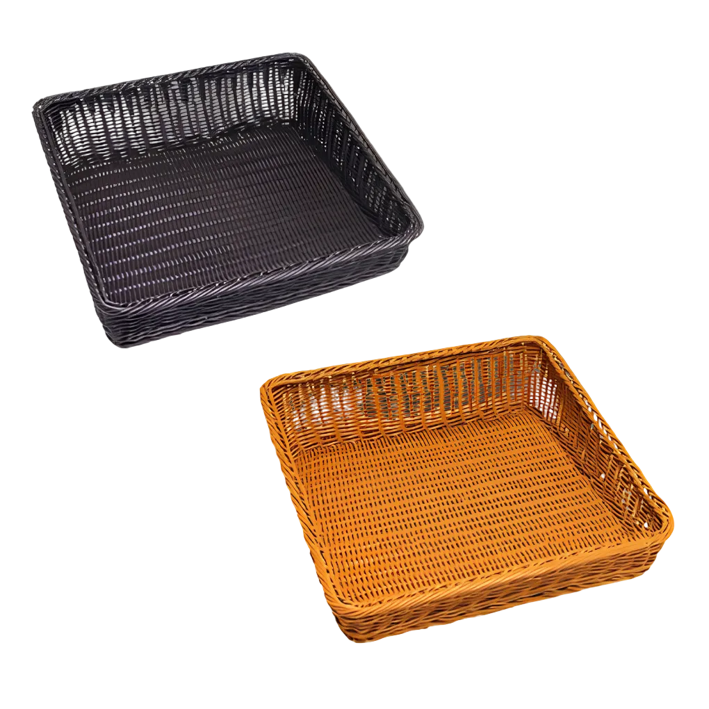 Square Polywicker Baskets