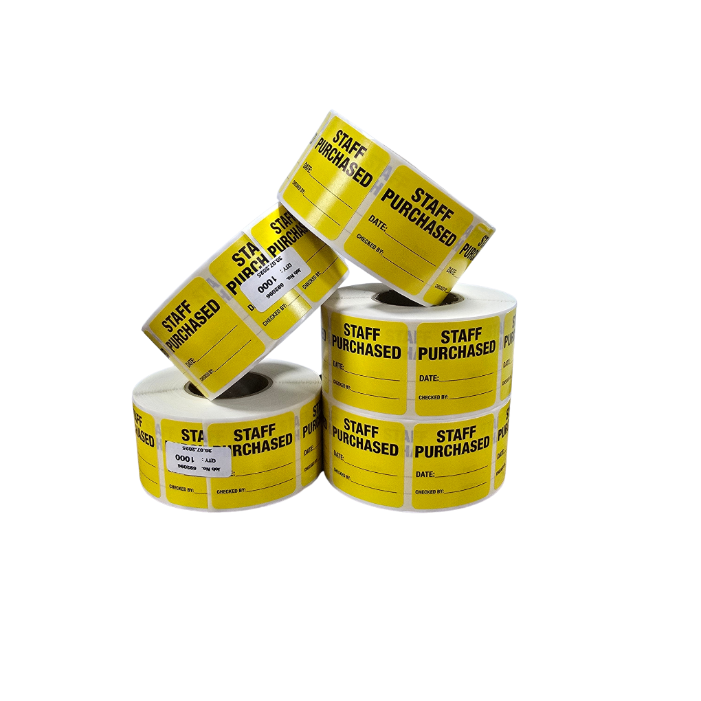 Staff Purchase Labels