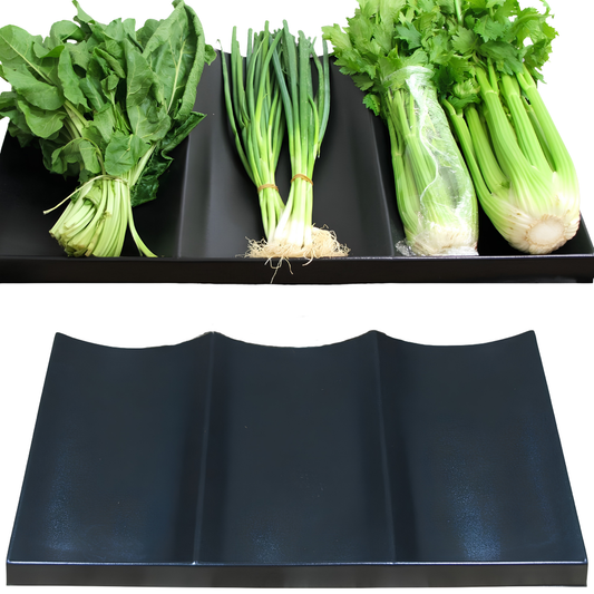 Stepped Display for Bin Tops